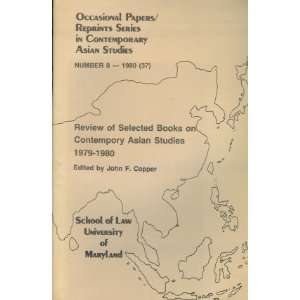  Review of Selected Books On Contemporary Asian Studies 