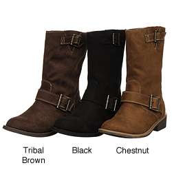 Rocket Dog Womens Checkers Engineer Boots  Overstock