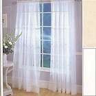 SHEER / SHEERS VOILE CURTAINS 84 LONG WHITE