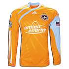  MLS Houston Dynamo 2011 2012 Soccer Player Issued Long Sleeve Home 