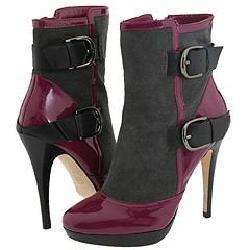 Charles by Charles David Buckles Purple/Grey Boots  Overstock