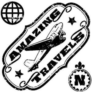  Amazing Travels   Clear Stamps Arts, Crafts & Sewing