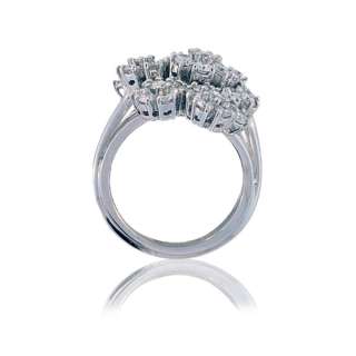 18kt White Gold Diamond Leo Pizzo Ring  