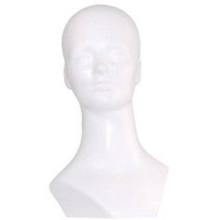  Male Mannequin White Styrofoam Head: Beauty
