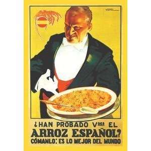  Vintage Art Arroz Espanol   08790 0