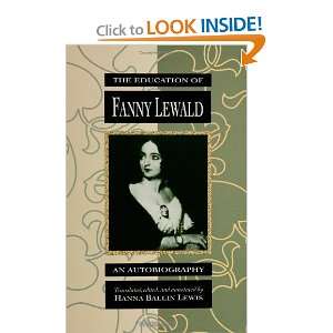  The Education of Fanny Lewald An Autobiography (Suny 