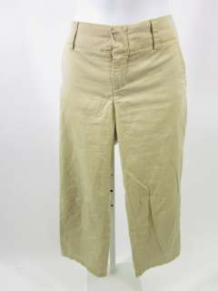 VINCE Khaki Cropped Trousers Pants Sz 6  