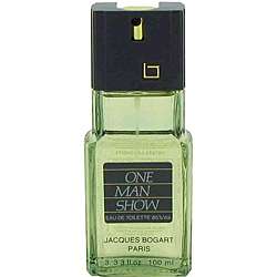One Man Show by Jacques Bogart 3.33 oz EDT Spray Tester   