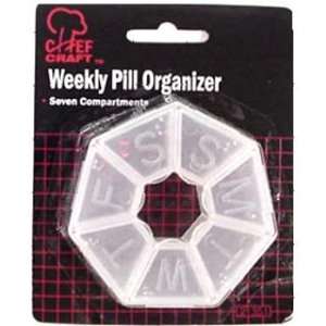  New   7 Day Pill Organizer, Round Case Pack 48   6861537 Beauty