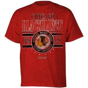 Ccm Chicago Blackhawks Roundhouse Kick T Shirt:  Sports 
