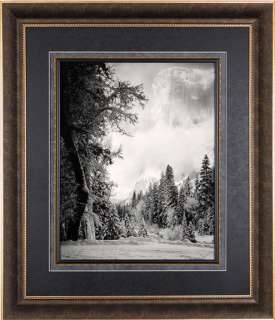 Ansel Adams El Captian Yosemite Park B&W Framed Print  