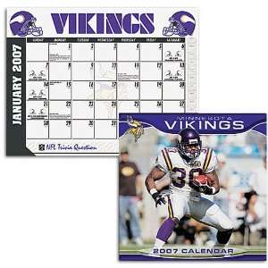    Vikings John F Turner NFL Wall and Desk Calendar