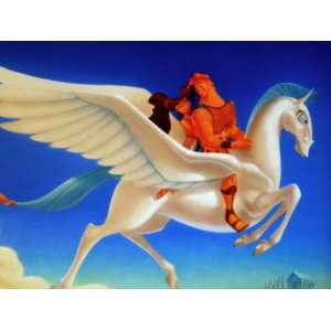  Disney Art Hercules Exclusive Commemorative Lithograph 