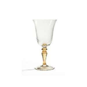  Mikasa Imperial Gold Red Wine Goblets Set of 4: Kitchen 