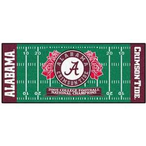  Alabama Crimson Tide UA NCAA Football Field Runner 30 X 