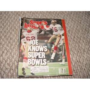 Sports Illustrated. Joe Knows Super Bowls 1990. Joe Montana 