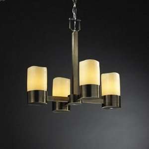  Melted Candle Antique Brass Chandelier: Home Improvement