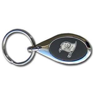 Tampa Bay Buccaneers NFL Oval Chrome Key Ring  Sports 