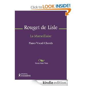 La Marseillaise Sheet Music Claude Joseph Rouget de Lisle  