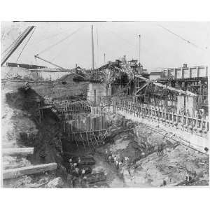    Panama Canal construction,c1913,Ship,Atlantic Ocean