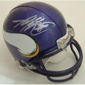  Adrian Peterson Signed Minnesota Vikings Mini Helmet 