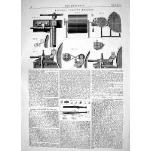  ENGINEERING 1863 TAYLOR CARDING ENGINES DAVIDSON TELESCOPE FIRE 