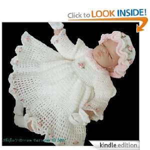 Pink Sundae Dress Baby Crochet Pattern 48 USA: ShiFios Patterns 