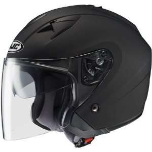  HJC IS 33 Solid Open Face Helmet X Small  Black 