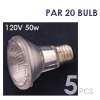 5pcs PAR20 Halogen Light Lighting Bulb 120V 50W 50watt Spot  