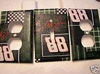 Light Switch Plate/Outlet Covers w/ Dale Jr. #88 NASCAR  