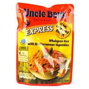 Uncle Bens Express Wholegrain Meditteranean Vegetable Rice 250g 