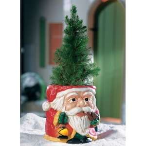  Lighted Santa Claus Holiday Planter By Collections Etc 