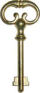 1902 Key for Roll Top Desk Lock  