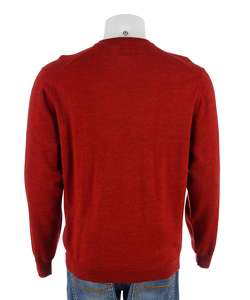 Jack Nicklaus Mens V neck Merino Wool Sweater  