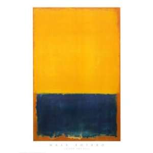 Yellow and Blue by Mark Rothko 24x32