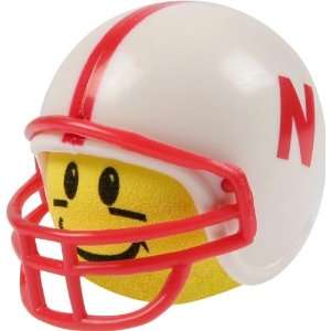 Nebraska Cornhuskers Happy Balls with Helmet Display  