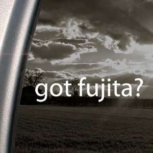  Got Fujita? Decal Scott Saints Football Car Sticker 