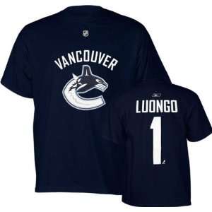  Navy Name and Number Columbus Blue Jackets T Shirt