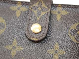 Women Louis Vuitton Monogram Zippy Compact Wallet EUC  
