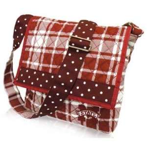   State Bulldogs Womens/Girls Quilted Messenger Bag