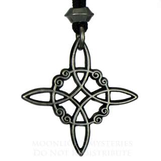 Witches Knot Wicca Pagan Pendant Necklace Gift Supply  