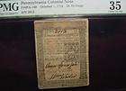 OCT.1 1773 20 SHILLING PENNSYLVANIA COLONIAL NOTE PMG CHOICE VERY 