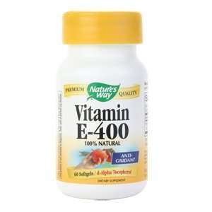  Natures Way Vitamin E 400 60 Softgels Health & Personal 