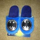 Batman Boys Scuff Youth Kids Boys SZ 13 Blue Slipper Shoes