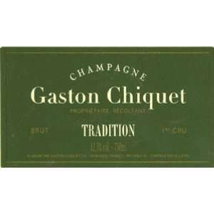  Gaston Chiquet 1Er Cru Brut Tradition NV 750ml Grocery 