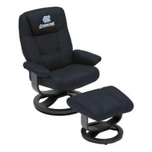    North Carolina Tarheels Leather Swivel Chair: Furniture & Decor