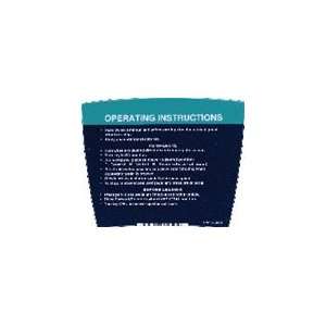  Operating Instructions Decal