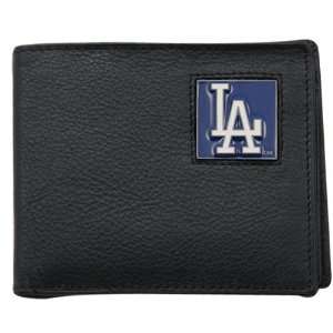 Dodgers Black Bi fold Leather Executive Wallet:  