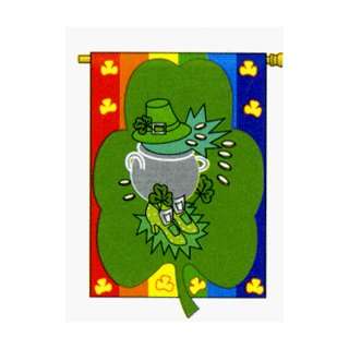  St. Patricks Day Applique Flag 28x40