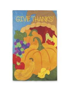 Give Thanks Thanksgiving Banner Banners Flag Flags  